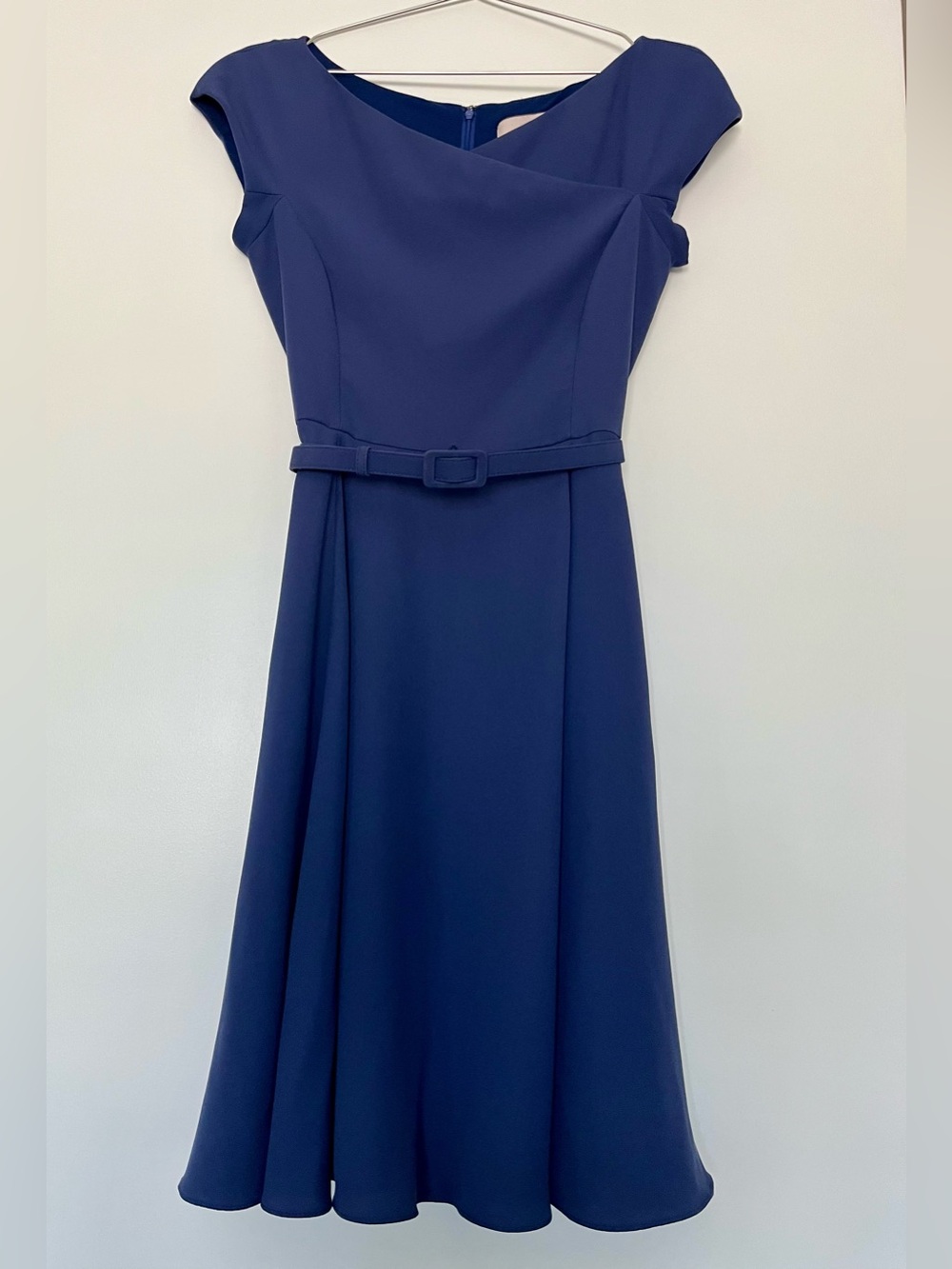 Gal Meets Glam Sally Fit & Flare
Belted Cap Sleeve Midi Lined Swing Dress